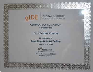 dr charles zuman certificate diploma 12