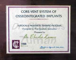 dr charles zuman certificate diploma 3